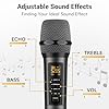 TONOR Wireless Microphone with Treble/Bass/Echo, Dynamic Handheld Cordless Singing Mic with Receiver for Karaoke Home KTV DJ Wedding Party Church PA, 30 UHF Adjustable Frequencies, 60m Coverage TW515 #1