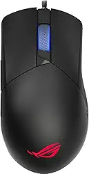 ASUS Mouse para jogos ROG Gladius III com fio | Sensor sintonizado de 19.000 DPI, interruptores push-fit II intercambiáveis, formato ergo, ROG Omni Mouse Feet, ROG Paracord e iluminação RGB Aura Sync,