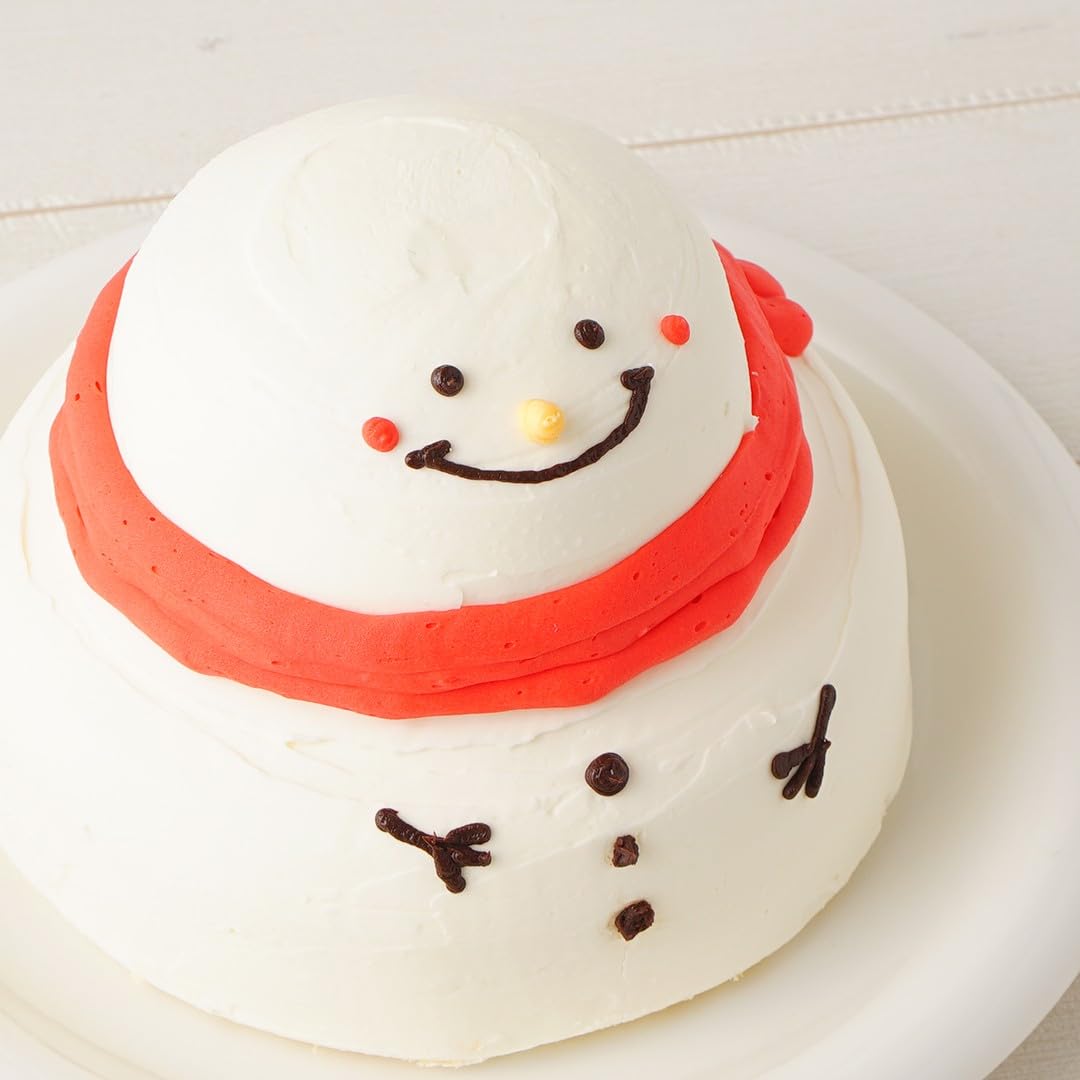 Amazon.co.jp: ふとっちょ雪だるま 5号 クリスマス クリスマスケーキ