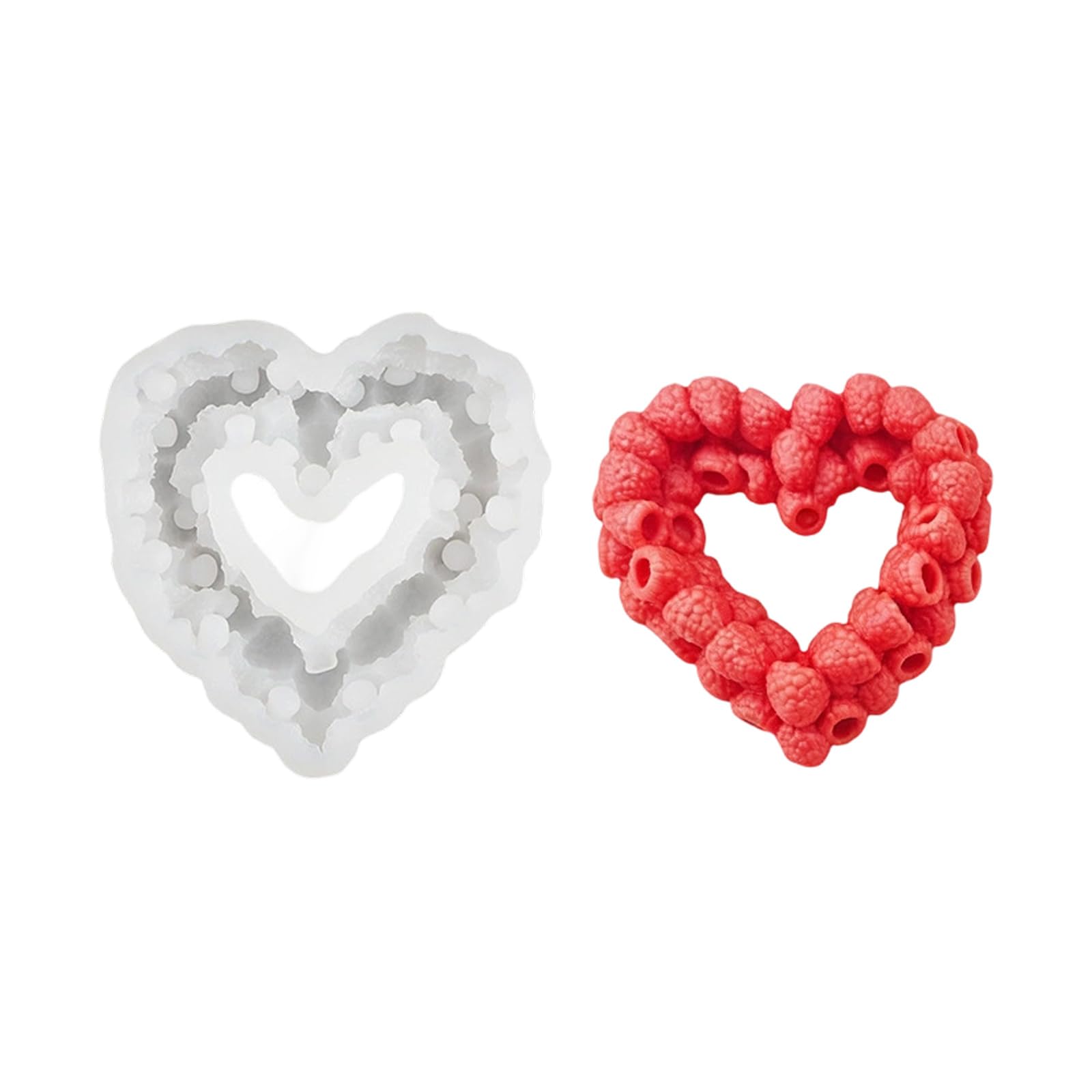 alloneslife Charm Raspberry Themed Silicone for Creating Beautiful Decorations and Gift Food Grade Silicone