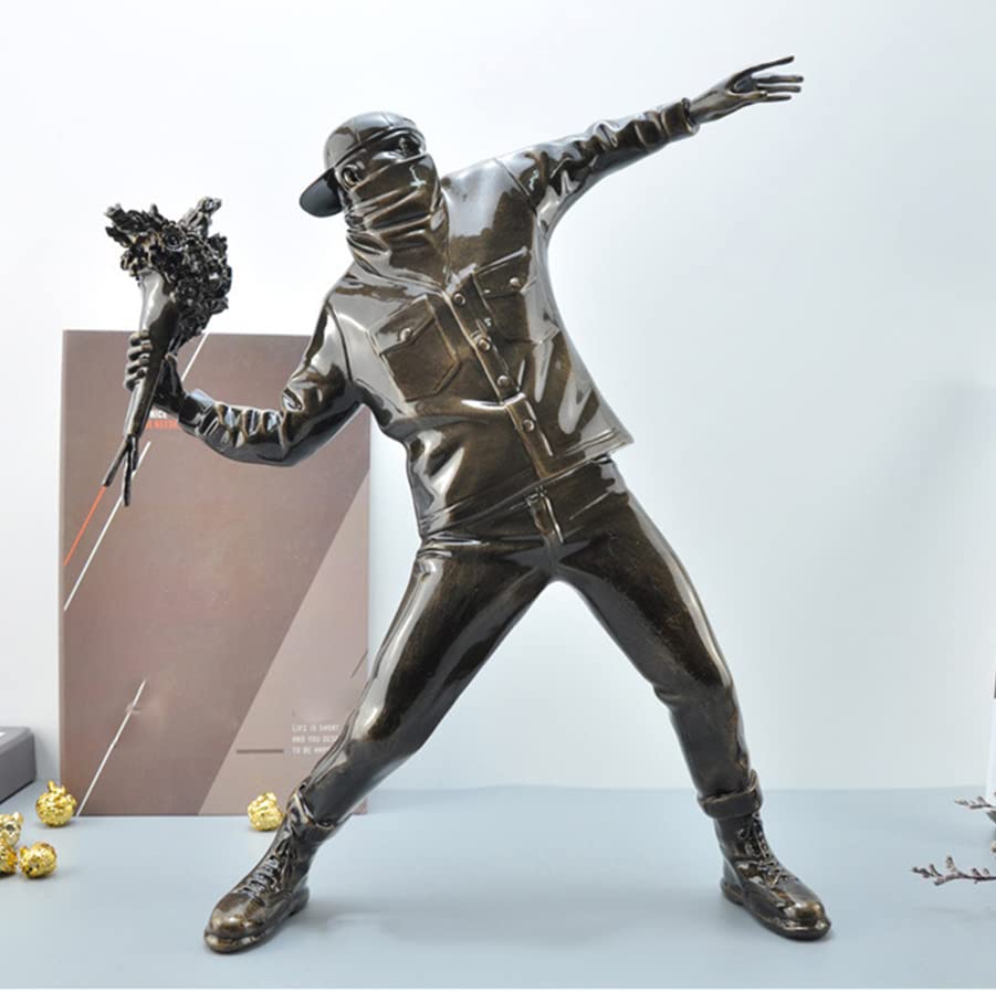 Amazon.co.jp: 樹脂のフィギュアイングランドストリートアート 