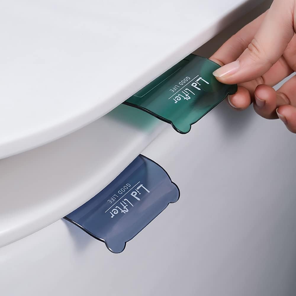 RP MALL Toilet Seat Lifter,Pack of 4,Toilet Cover Lifter,Toilet Cover Support Lifter,Avoid Direct Contact with the Toilet Lid,Suitable for Home, Office and Hotel Bathroom (Multicolor) 4