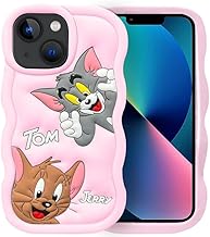 GOOD ONE Back Cover Compatible with iPhone 15 Soft Silicone 3D Cute Cartoon Full Protective Case(iPhone 15, Pink)