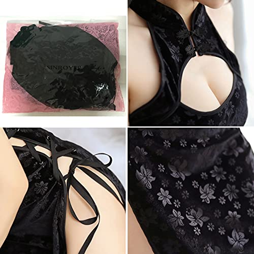 SINROYEE Erotic clothing Cosplay Lingerie Sexy Cheongsam Costume Anime Babydoll Suit Lovely Chinese style (MH7065-2) - Thumbnail 7
