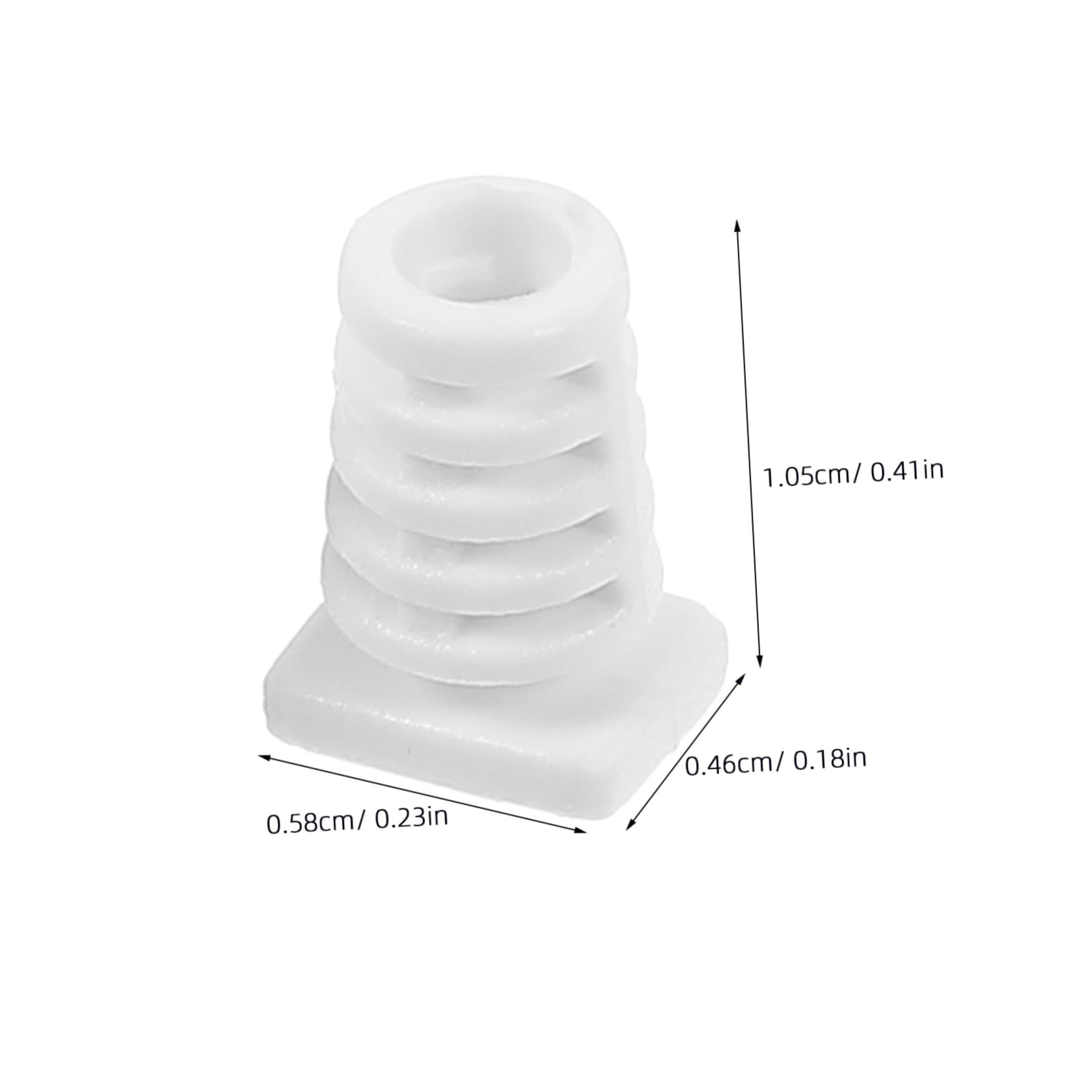 CIYODO Electrical Wire Strain Relief Connectors 100pcs Cable Gland Spiral Wire Grip Connector for Cable Protection