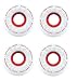 Ricta Clouds Skateboard Wheels, Red, 55mm, 86a