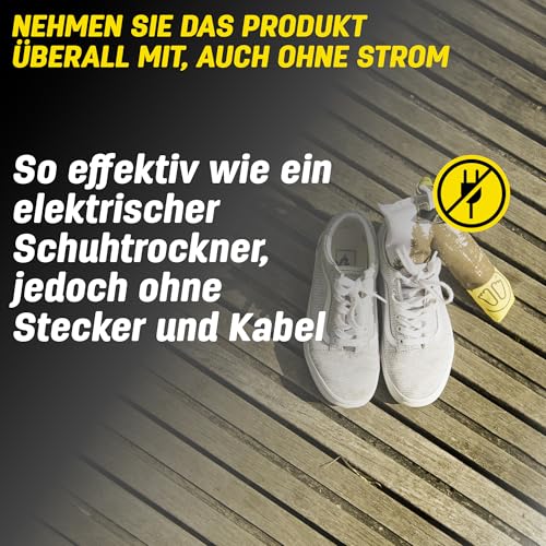 Sidas – Erwachsene Dryer Bag Cedar Wood Absorbiert Feuchtigkeit, Beseitigt schlechte Gerüche, natürlich Schuhtrockner, Wiederverwendbar, gelb, One Size