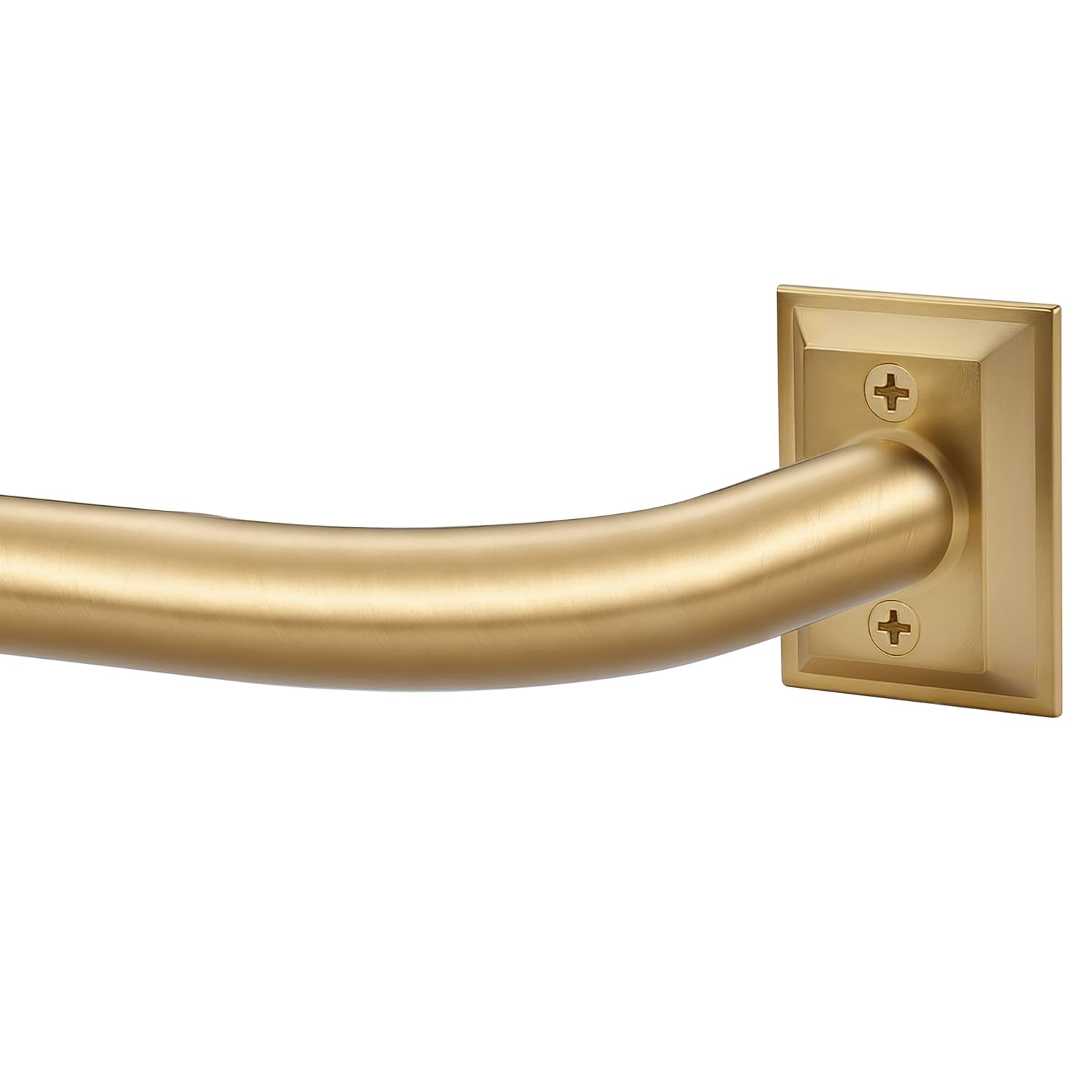 Vimayta Wrap Around Curtain Rod Brushed Gold