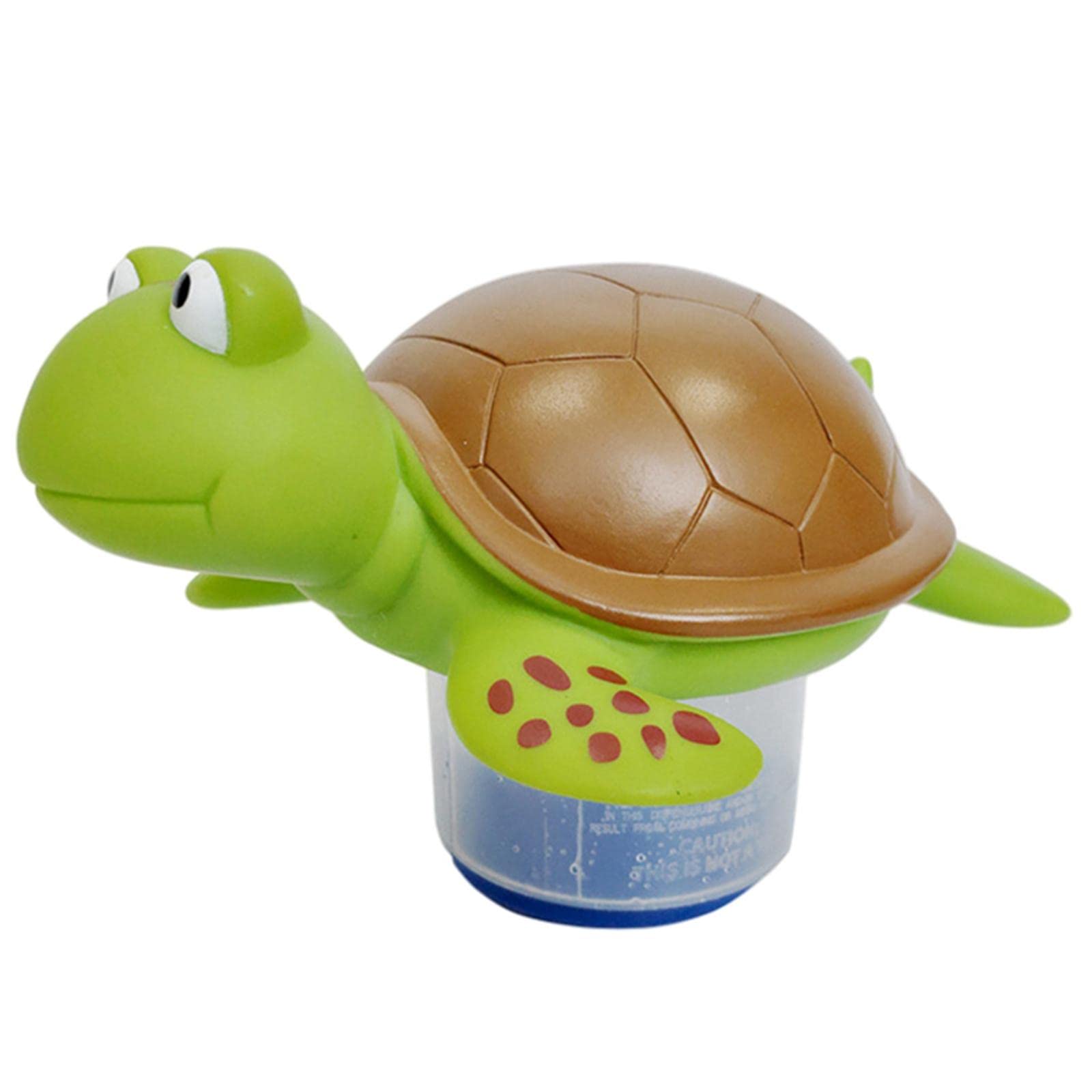 Dispensador Flotante para Pastillas de en Piscinas, Depósito Automático de PVC Interiores Y Piscinas de Jardín, Tortuga