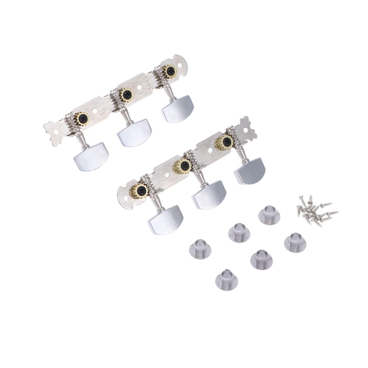 SUPVOX 2pcs Acoustic Guitar Tuning Pegs Durable Key Tuners with Screws Washers for Easy String Tuning Random Color Accessories Included Random Color