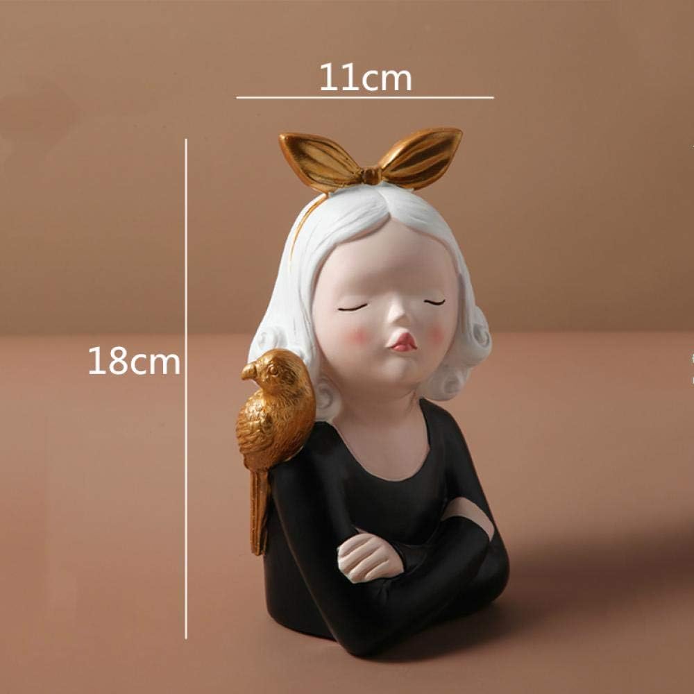 Sculpture Bust Handmade Sculptures Statue Girl Resin Character Decoration Ornaments