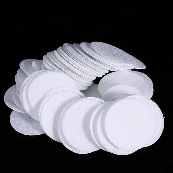 Microdermabrasion Cotton Filters Replacement Filters,Microdermabrasions Filters,100pcs Round Filtering Cotton for Blackhead Removal Beauty Machine,Replacement Cotton Pads,White (Diameter 40mm)
