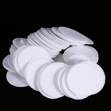 Microdermabrasion Cotton Filters Replacement Filters,Microdermabrasions Filters,100pcs Round Filtering Cotton for Blackhead Removal Beauty Machine,Replacement Cotton Pads,White (Diameter 40mm)