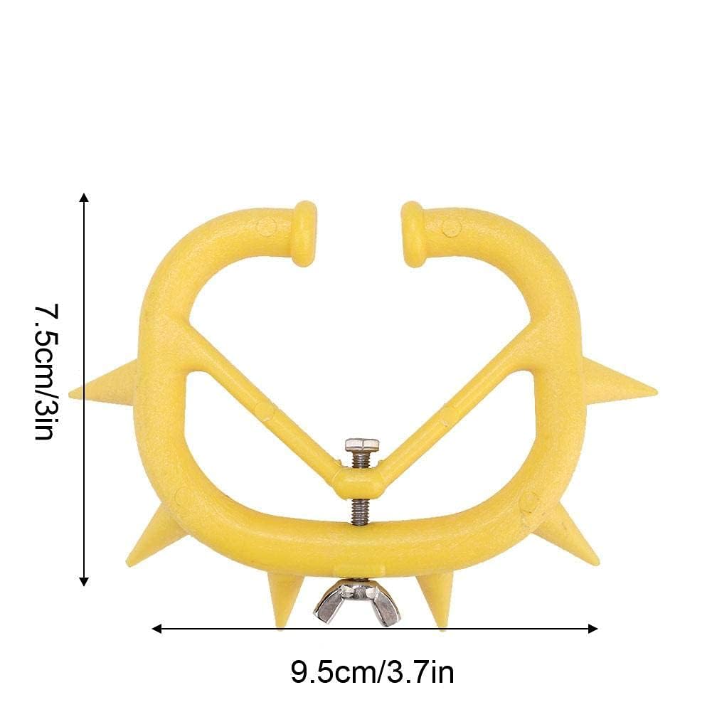 10pcs Anneaux de nez de veau-sevrage Bovins en plastique Vache de sevrage Outil de sevrage de vache Anneau à piquer Bovine Clip de nez Traite Stop Anti-Sucer La Traite Stop Produits Agricoles
