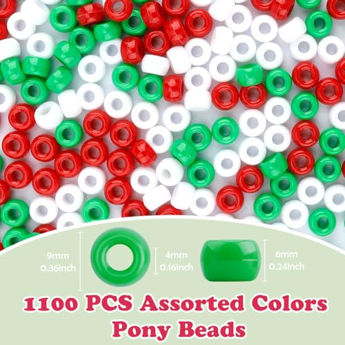 Petites perles de cheveux pour tresses et assortiments de perles