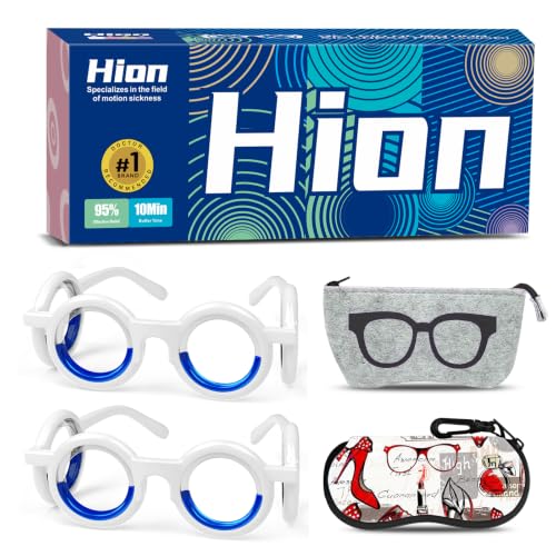 Hion Motion Sickness Relief Glasses (2 Pairs)