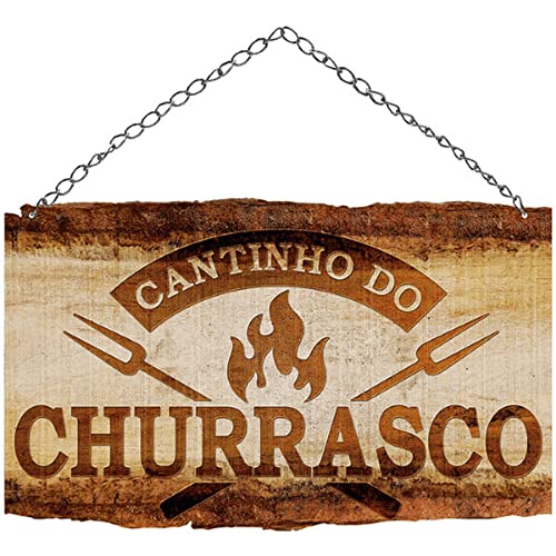 Placa decorativa “cantinho do churrasco”
