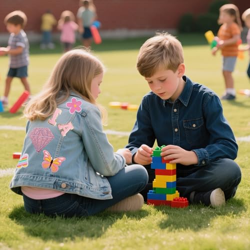Personalized Jean Jacket with Names, Custom Denim jacket for girls and boys,Back to school clothes, Custom Long Sleeve Jean Jacket,1-8 Year Old Birthday Christmas Gifts3