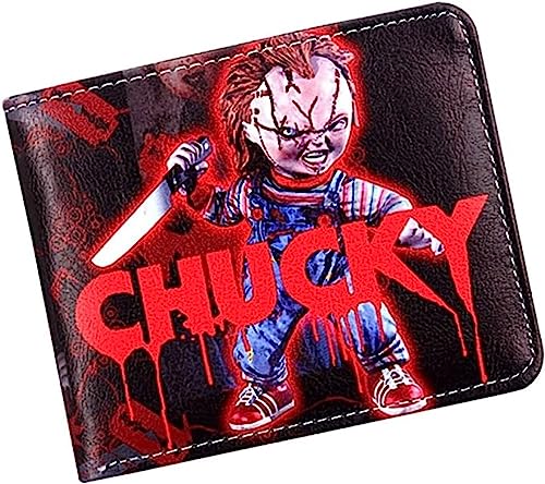 TCB Creations Classic Movie Chucky Horror Doll Themed Bi-Fold Wallet