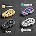 Metal Bike Chain EDC Fidget Toy,One Hand Spinning Sprocket Roller,Noiseless Office Home Classroom Travel Meeting Anxiety Stress Relief Gadgets for Adults Kids Teens with ADHD ADD Autism. (Golden)