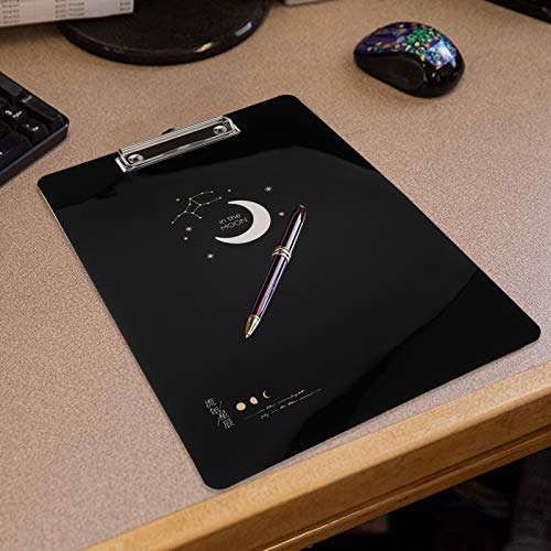 STOBOK A4 Prancheta Prancheta De Plástico Com Laço de Suspensão Leve Resistente E Durável Cartão Pas