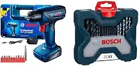 Kit Bosch GSR 1000 Smart + Kit X-Line 33pç