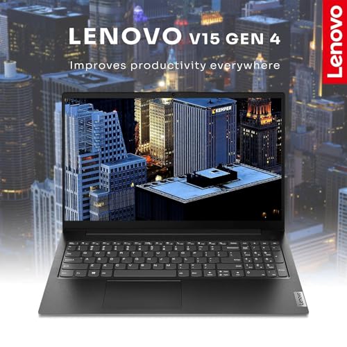 Image of Lenovo V15 G4 15.6-inch Laptop, Intel Core i5-1335U, 16GB Memory, 1TB SSD, Windows 11 Pro (83A100ECUS)