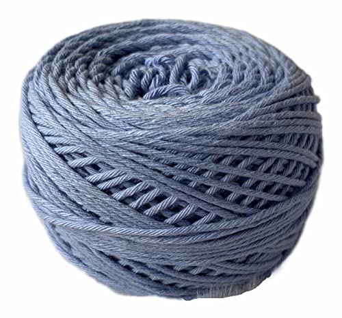 Image of Crochet Now 100% Cotton Yarn 8 Ply (100 Grams) goes with 5-6mm Hooks (Smurf Blue)