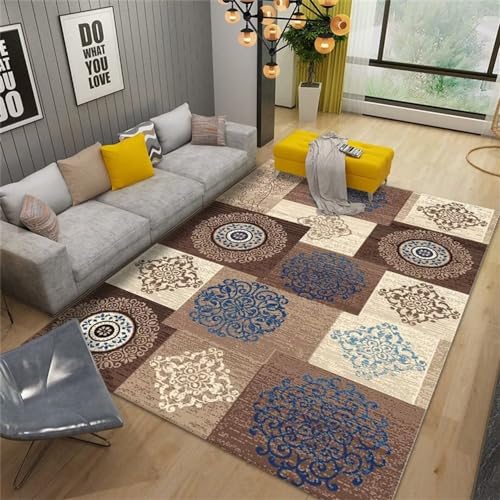 RUGMRZ Alfombra Bañera Geometría Simple Manta de Juegos Bebe alfombras Salon Grandes Baratas colchoneta Bebe suelo80X140cm