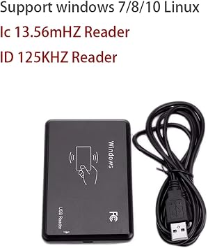 RFID Card Reader Dual-Frequency RFID Card Reader Dual Frequency Smart RFID Card Reader Nfc Card Encrypted Programmer Reader with USB Interface