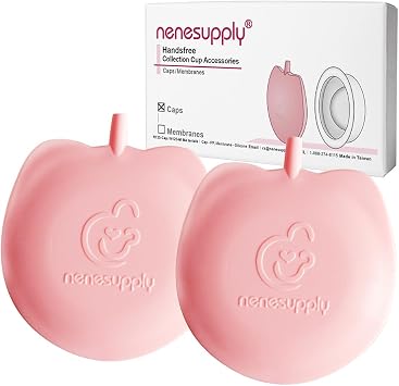 Nenesupply Sealing Caps for Handsfree Wearable Collection Cups. Work with Nenesupply Handsfree Wearable Collection Cups Only. Made of Food Grade Material. Handfree Pumping.