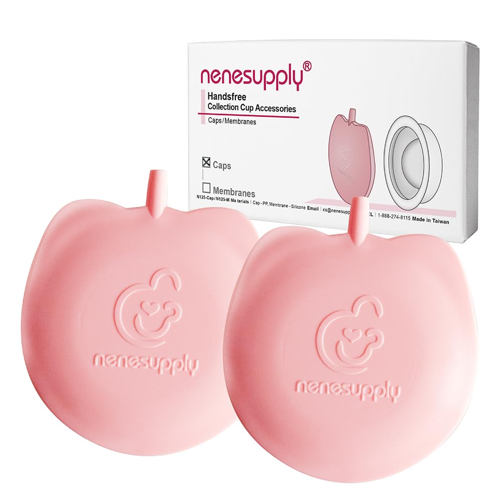 Nenesupply Sealing Caps for Handsfree Wearable Collection Cups. Work with Nenesupply Handsfree Wearable Collection Cups Only. Made of Food Grade Material. Handfree Pumping.