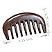 Wood comb Wooden wide tooth hair comb detangler brush -Anti Static Sandalwood Scent handmad with gift package