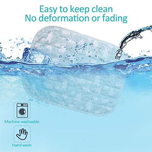 Dog Cooling Mat For Dogs Pet Cooling Mat, Washable Ice Silk Pet Self Cooling Pad Mat For Dogs Cats, Summer Ice Silk Sleeping Pad Non-Slip Foldable Reusable Cooling Pad For Indoor Outdoor 16” X 20” #TOP4