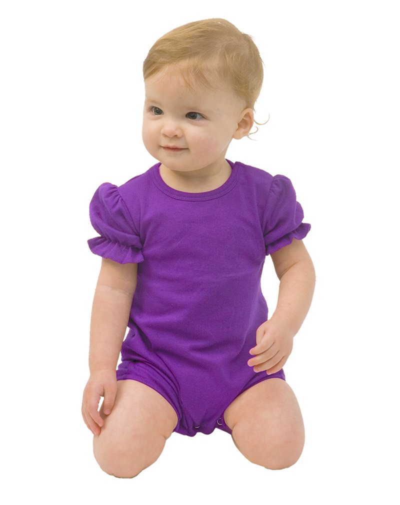 Monag Baby Girls Romper (6-12M, Purple)