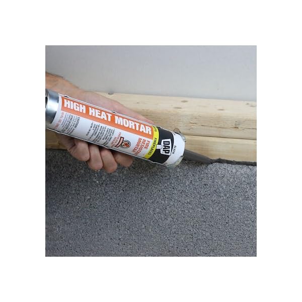 Dap High Heat Mortar Fire Mortar, 10 oz, Black miniatura 2