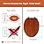 Elongated Toilet Seat Molded Wood Toilet Seat with Zinc Alloy Hinges, Easy to Install also Easy to Clean, Anti-pinch Wooden Toilet Seat by Angol Shiold (Elongated, Brownish Yellow)
