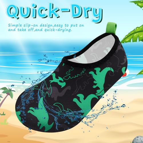 Image of VIFUUR Kids Water Shoes Girls Boys Quick Dry Aqua Socks for Beach Swim Outdoor Sports