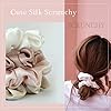 LilySilk-Silk-Hair-Scrunchies-for-FrizzBreakage-Prevention-100-Mulberry-Silk-Hair-Ties-No-Damage-Elastic-Silk-ponytail-Holders-1Pc-Charcoal-Purple LILYSILK Silk Hair Scrunchies for Frizz&Breakage Prevention, 100% Mulberry Silk Hair Ties No Damage, Elastic Silk ponytail Holders, 1Pc, Charcoal Purple