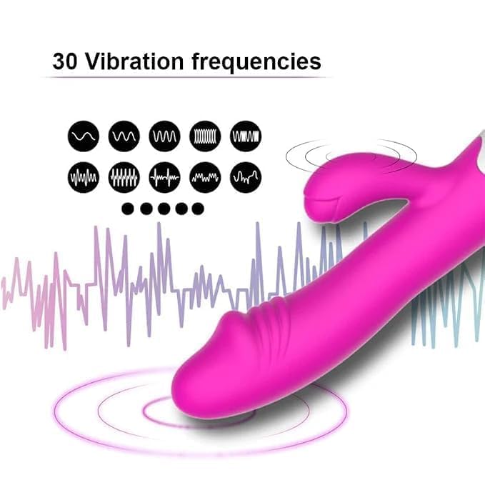 Image of Body Electric Massager for Pain Relief, Personal Body Massager, Stress Relaxation Waterproof, Flexible, Medical Grade Silicone, 30 Speeds