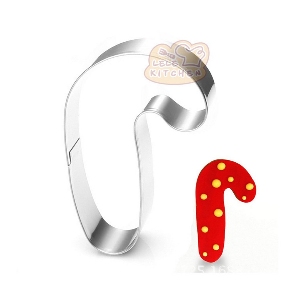 Candy Cane Stainless Steel Kitchen Tool Cookie Cutter