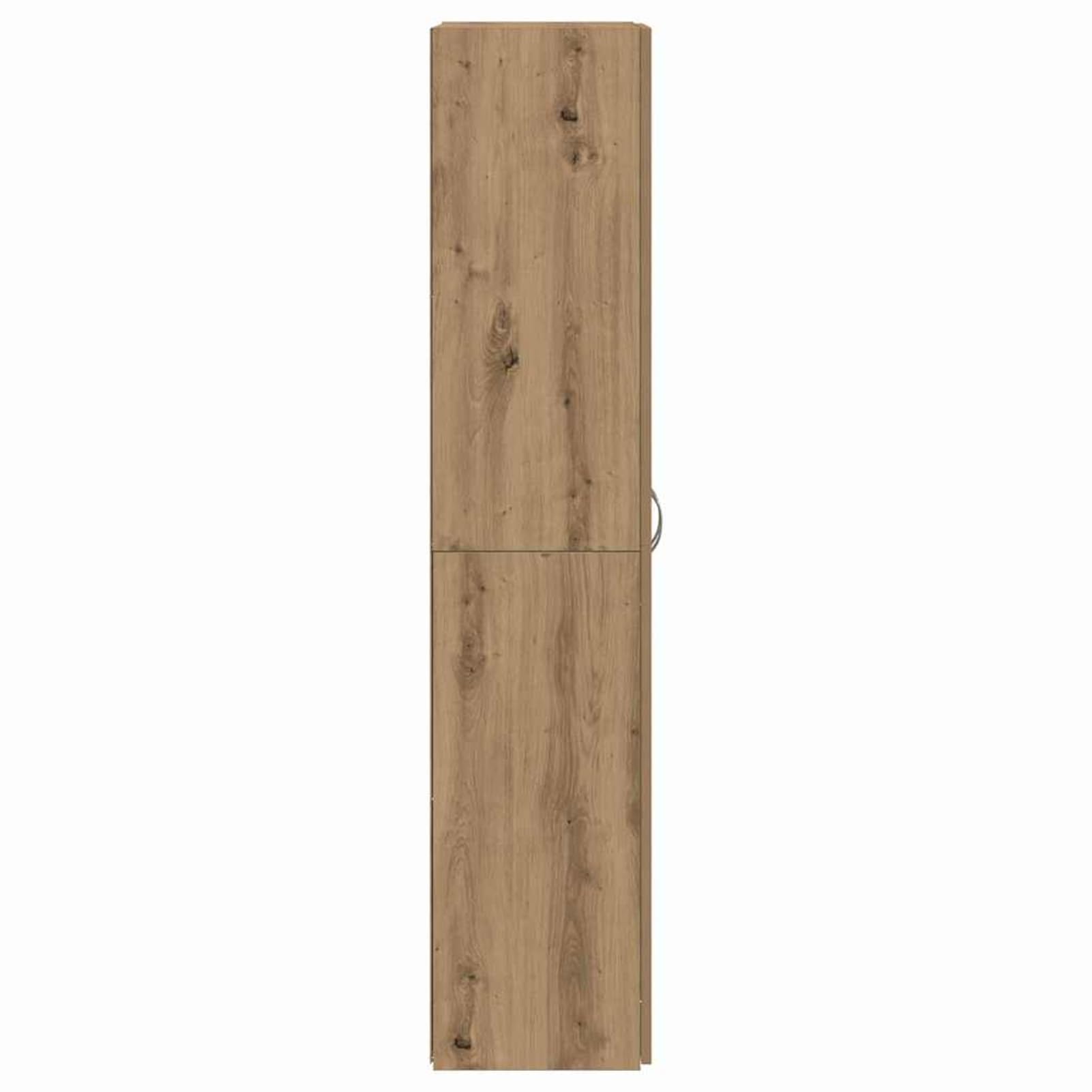 Homgoday Moderner Büroschrank Artisan-Eiche Holzwerkstoff 60 x 32 x 152,5 cm - für effizientes Büro-Organisation Model3365559