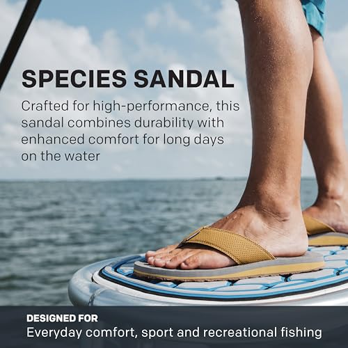 Grundens Species Sandal - Water Friendly Shoe & Wet Grip Sole, Ultra Cushioned Flip Flop, Gamefish Species Inspired3