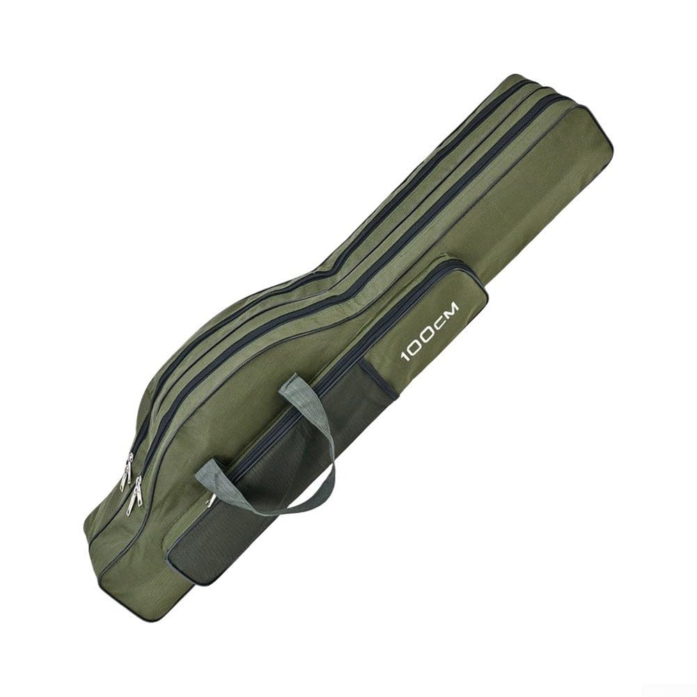 Folding Fishing Rod Bag 150cm Oxford Shoulder Hand Carry