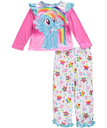 Girls My Little Pony Rainbow Dash Starry Toddler Pajamas2