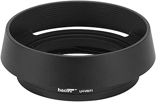 Haoge LH-VM11 Bayonet Round Metal Lens Hood Shade for Voigtlander 35mm f2 1:2/35 Ultron Aspherical Vintage Line VM Lens Replace LH-12
