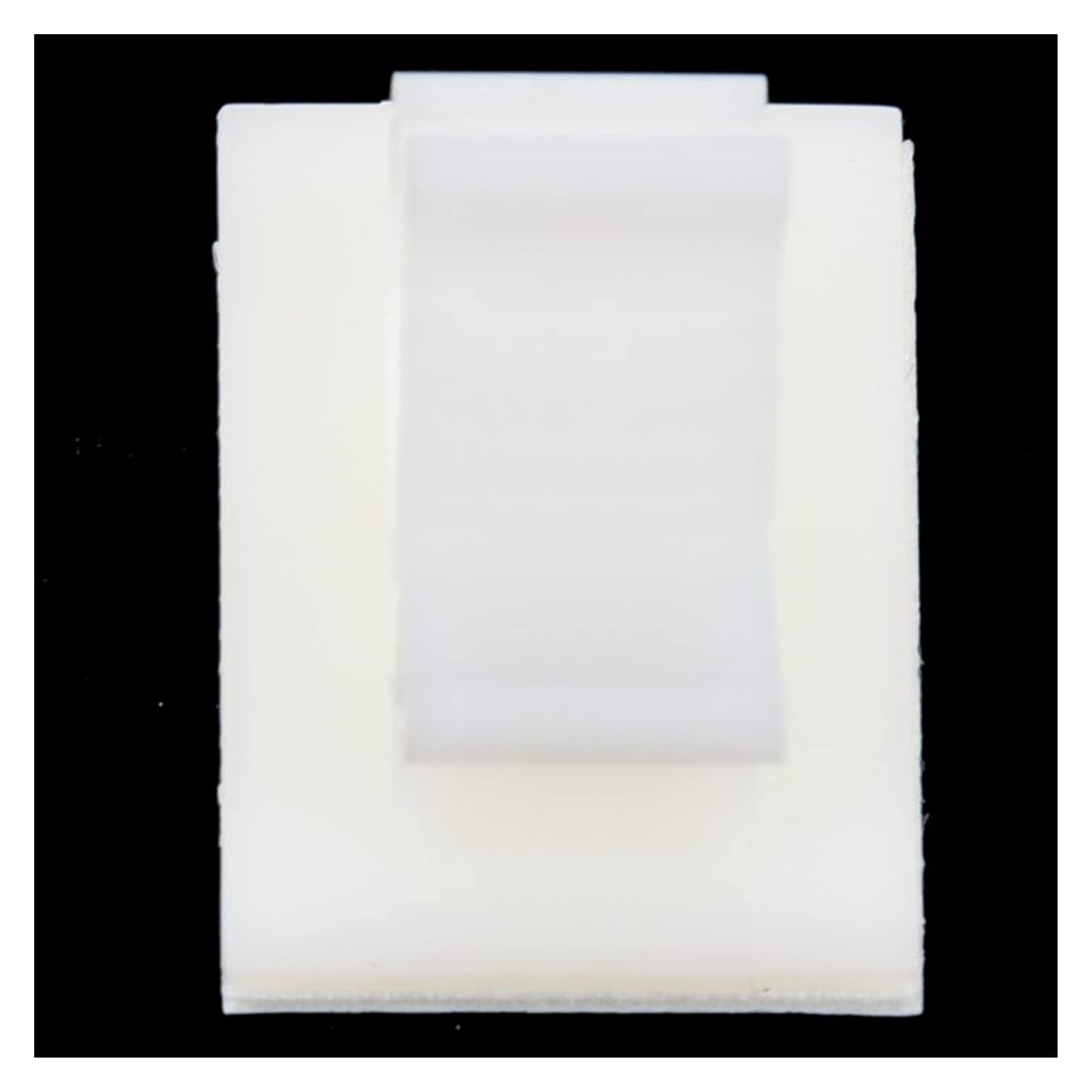 Haushaltsgeräte Heiße Kabelclips, 50 Stück Drahtclips mit 3 Metern Selbstklebende einstellbare Autodrähte Halter Kabelklemmen Kabelbinderhalter (Color : White)