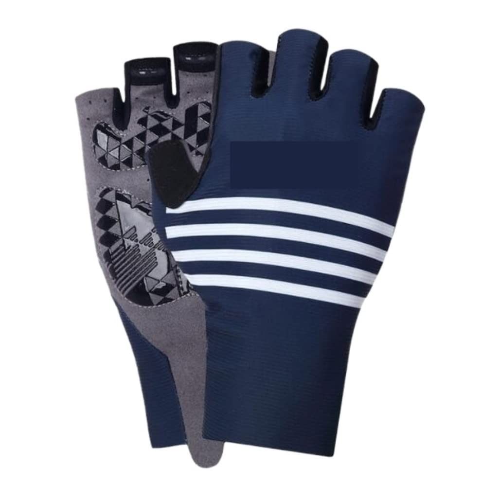 Rękawiczki Rowerowe Rękawiczki Rowerowe Rękawiczki Rowerowe Half Finger Anti Slip Shock Oddychające Rękawice Sportowe Rękawiczki Rowerowe dla Mężczyzn i Kobiet (Blue : G, Size : S)
