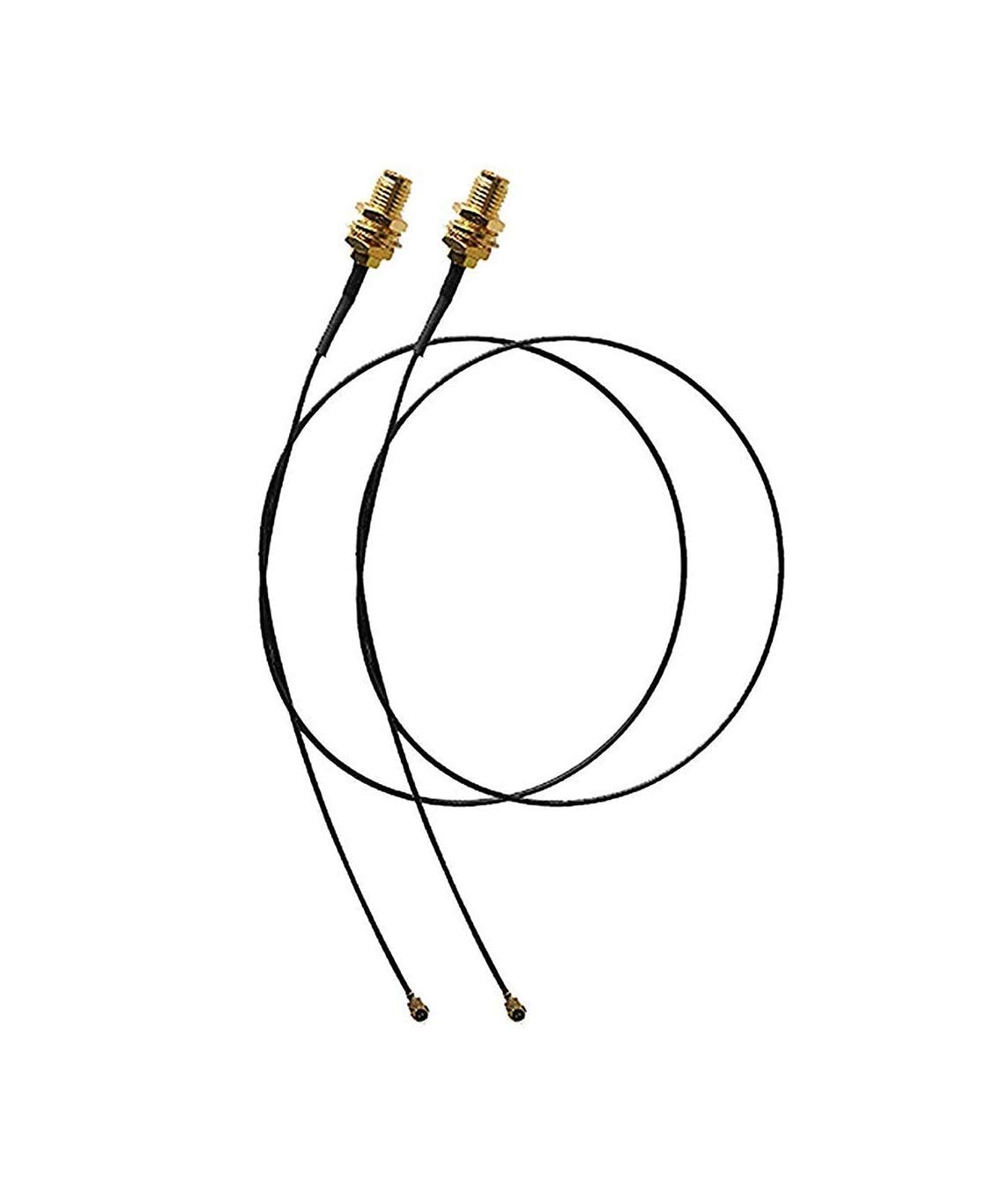 VIRIMA 2PCS 10cm long Mini PCI U.FL to SMA Female Connector Antenna WiFi Pigtail Cable IPX to SMA Extension - Black (B0CQRTRLTK) Amazon Price History, Amazon Price Tracker