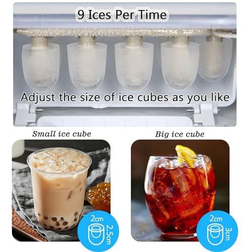 Máquina Fabricadora de Hielo de Mostrador 40lbs/24h miniatura 4